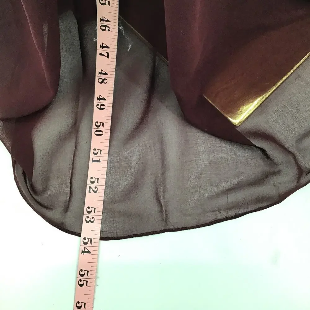 Aspeed Strapless Burgundy Evening Gown - Picture 4 of 11